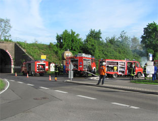 PKW-Brand Winden 2-H